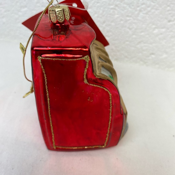 Scottish Christmas Slots gaming Machine Blown Glass Christmas Ornament With Tag - Picture 5 of 8